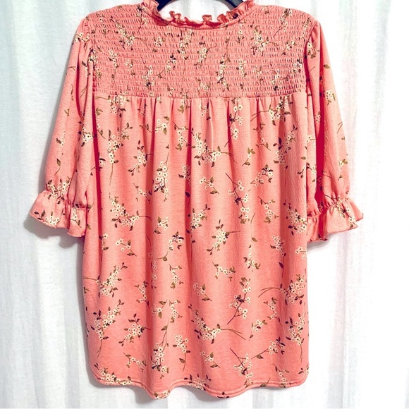 Melloday printed blouse women’s size medium - Picture 2 of 4